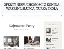 Tablet Screenshot of incitynieruchomosci.pl